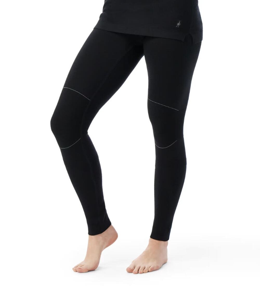 SMARTWOOL Womens Intraknit Merino Base Layer Bottom Small Black Thermal Max NWT